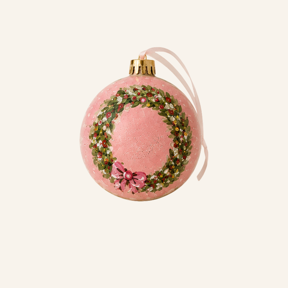 Pink About Christmas - Individual Bauble