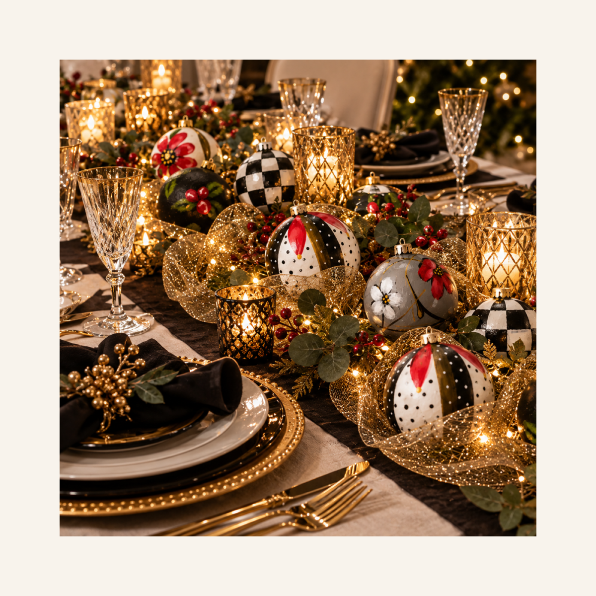 Tinsel After Dark - Set of Six