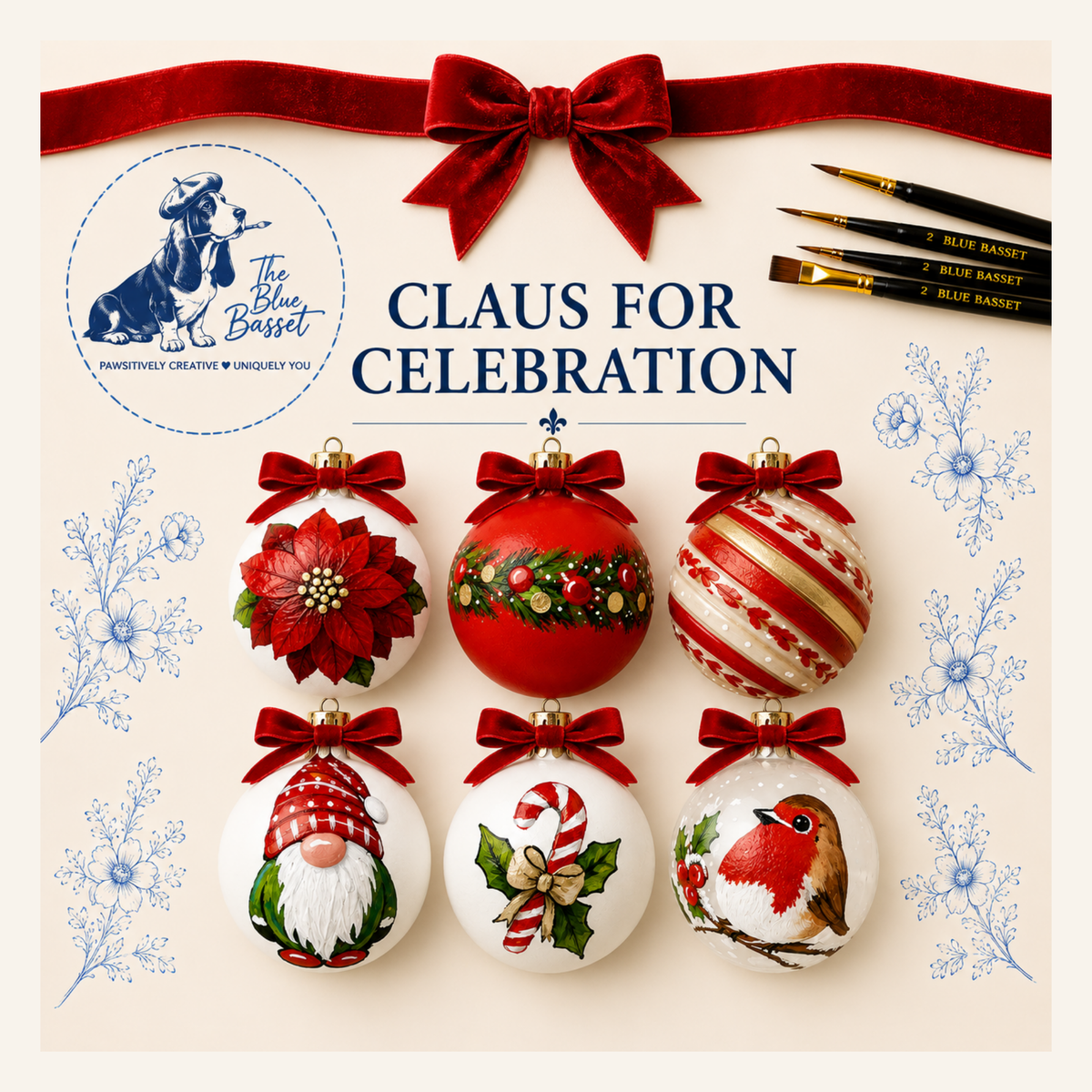 Claus for Celebration - Set of Six
