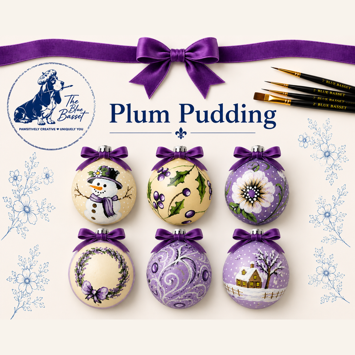 Plum Pudding - Set of Six