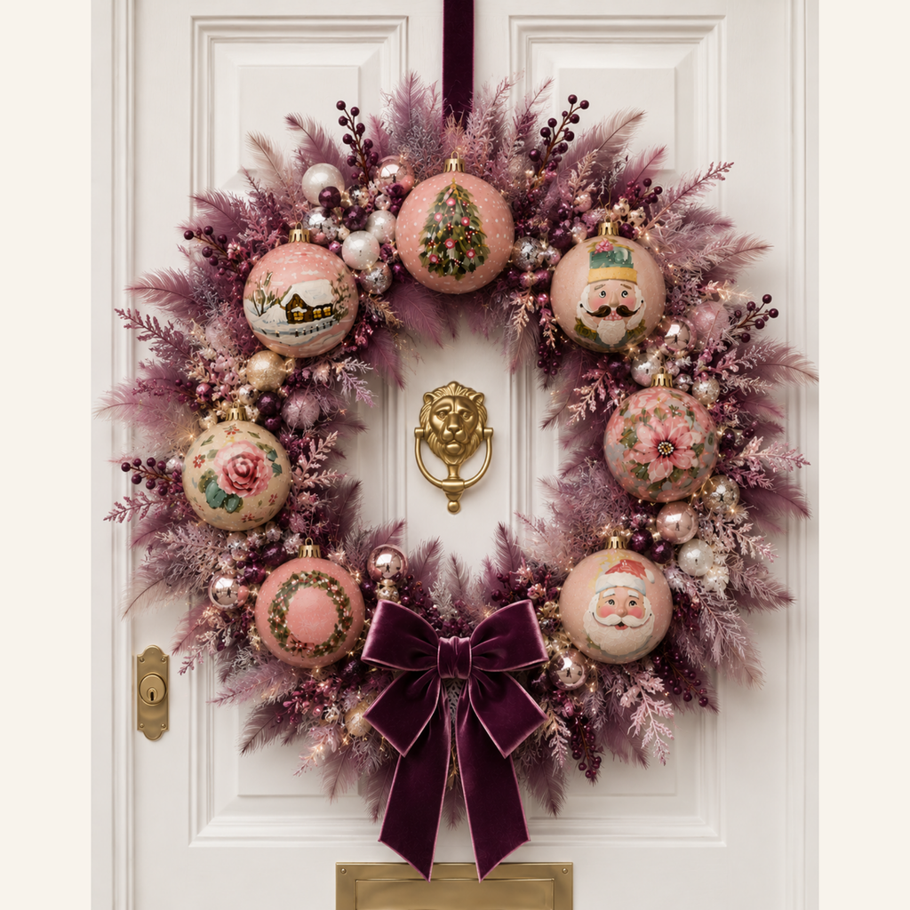 Pink About Christmas - Individual Bauble