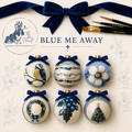 Blue Me Away - Set of Six