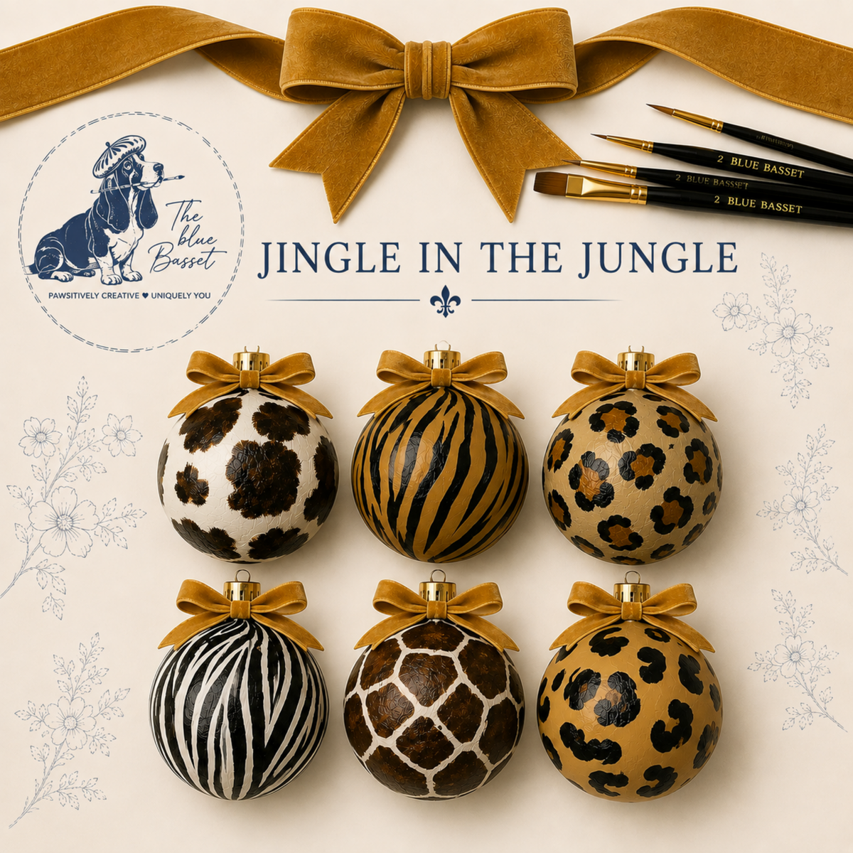 Jingle in the Jungle - Set of Six