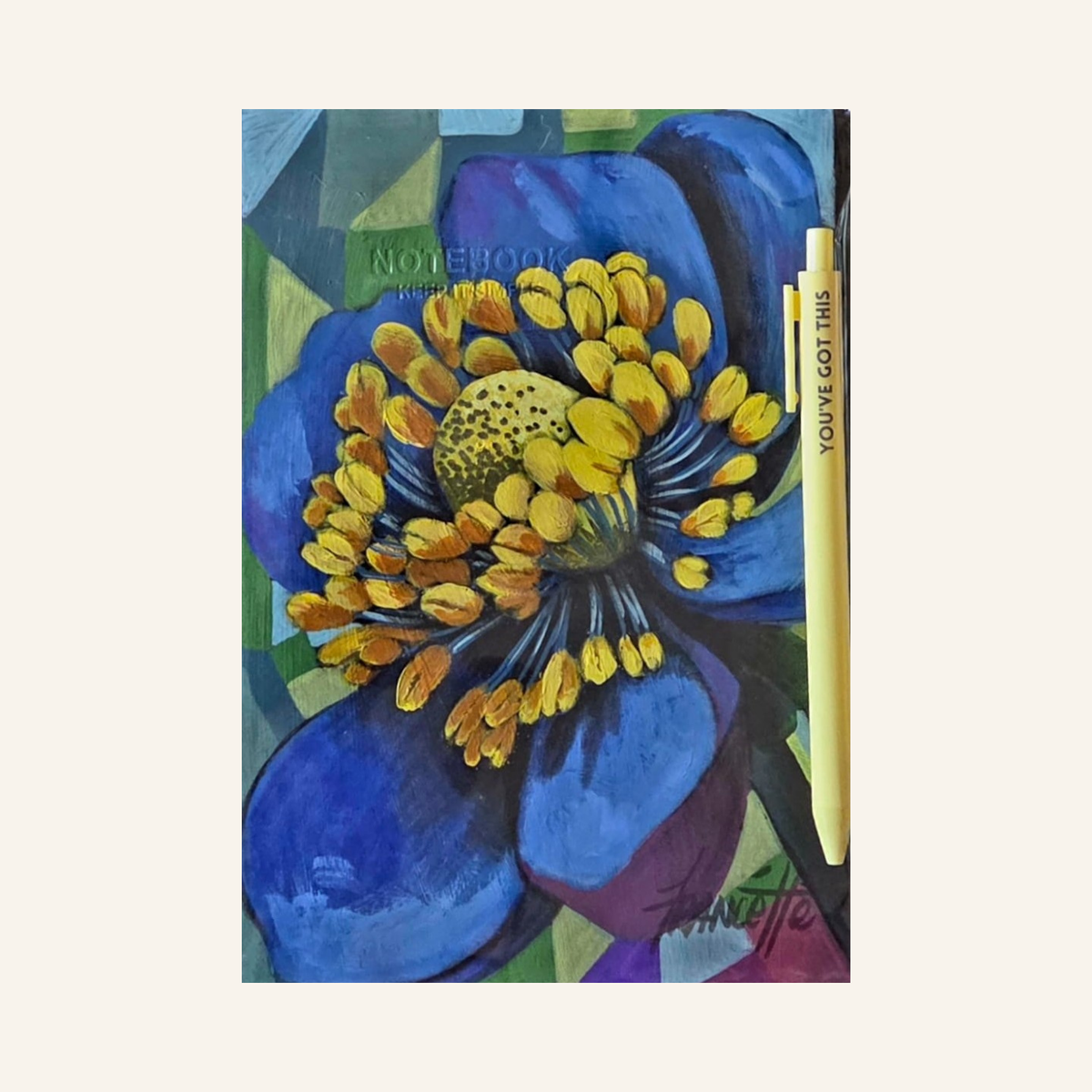 Blue Rhapsody – Hand-Painted Diary 2027