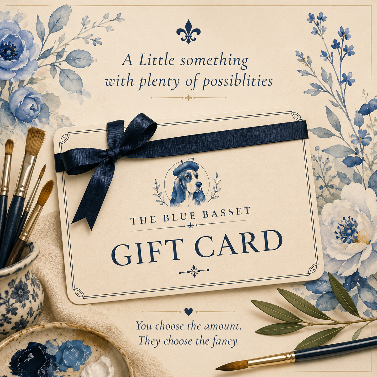 The Blue Basset Gift Card