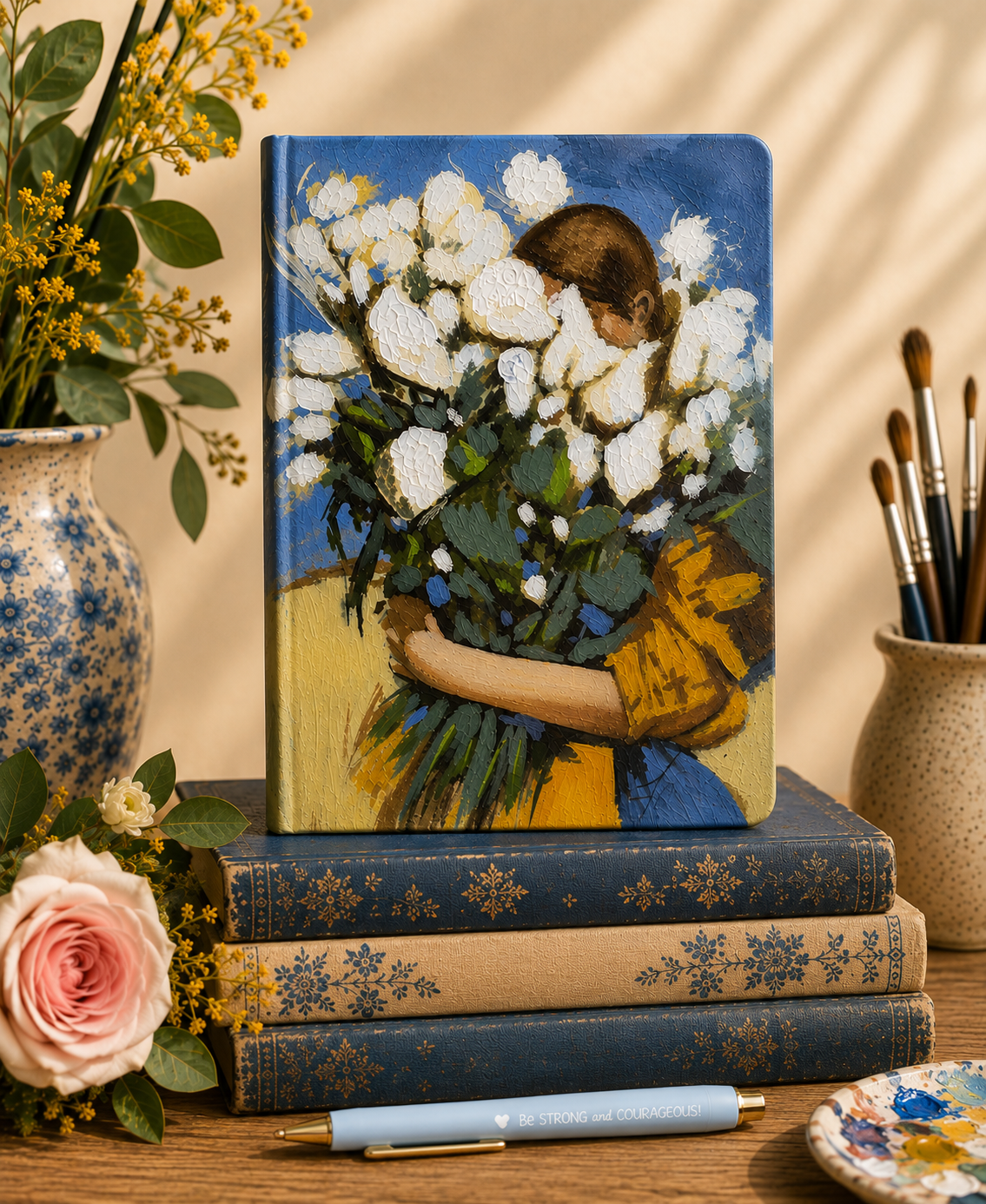 Petal Talk – Hand-Painted Diary 2027