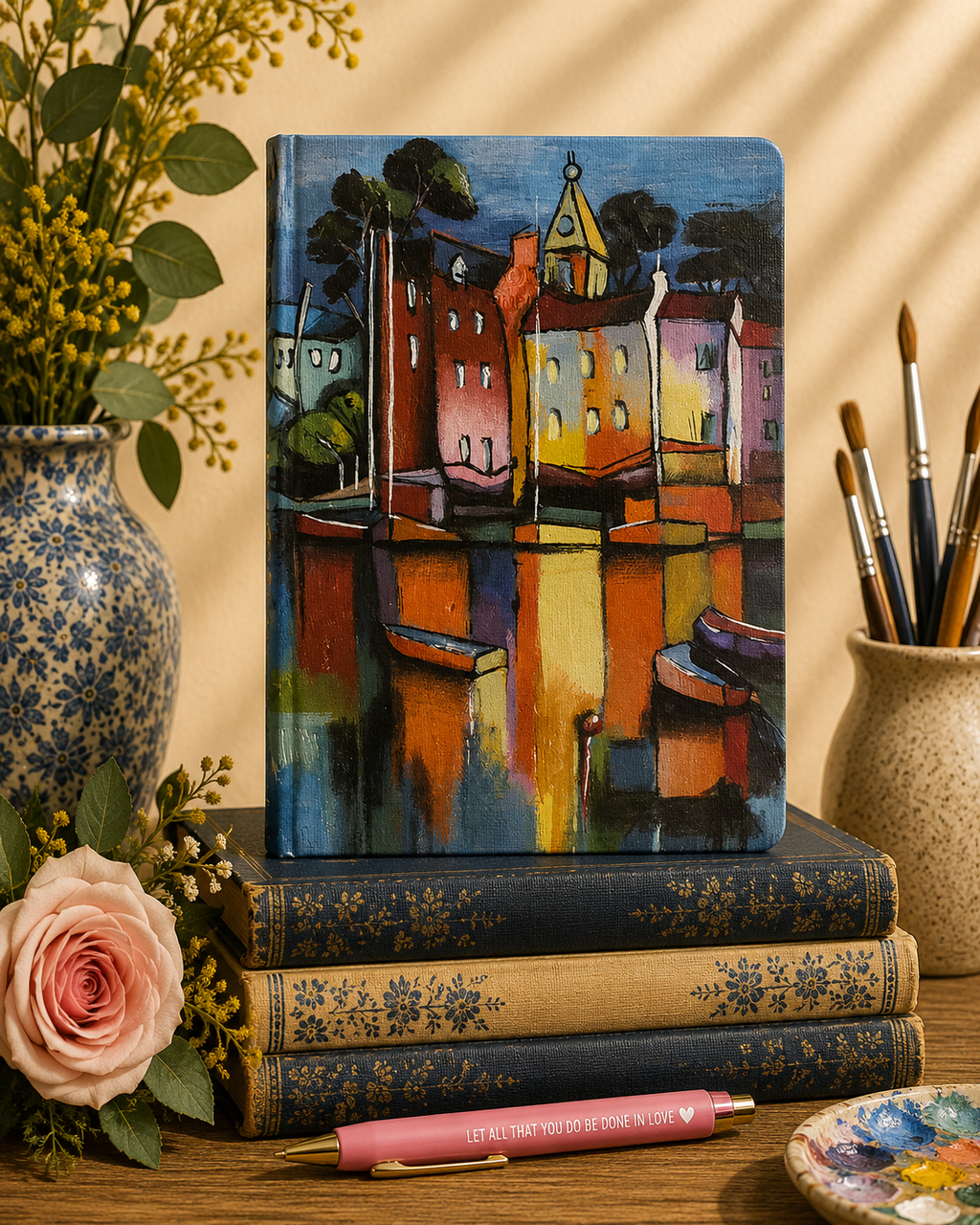 Paint the Town – Hand-Painted Diary 2027