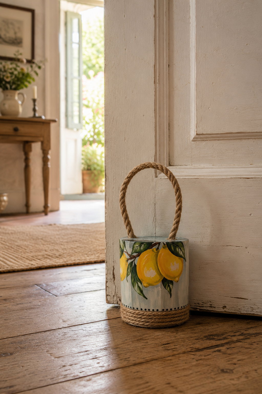 Hold That Thought - Hand-Painted Door Stopper