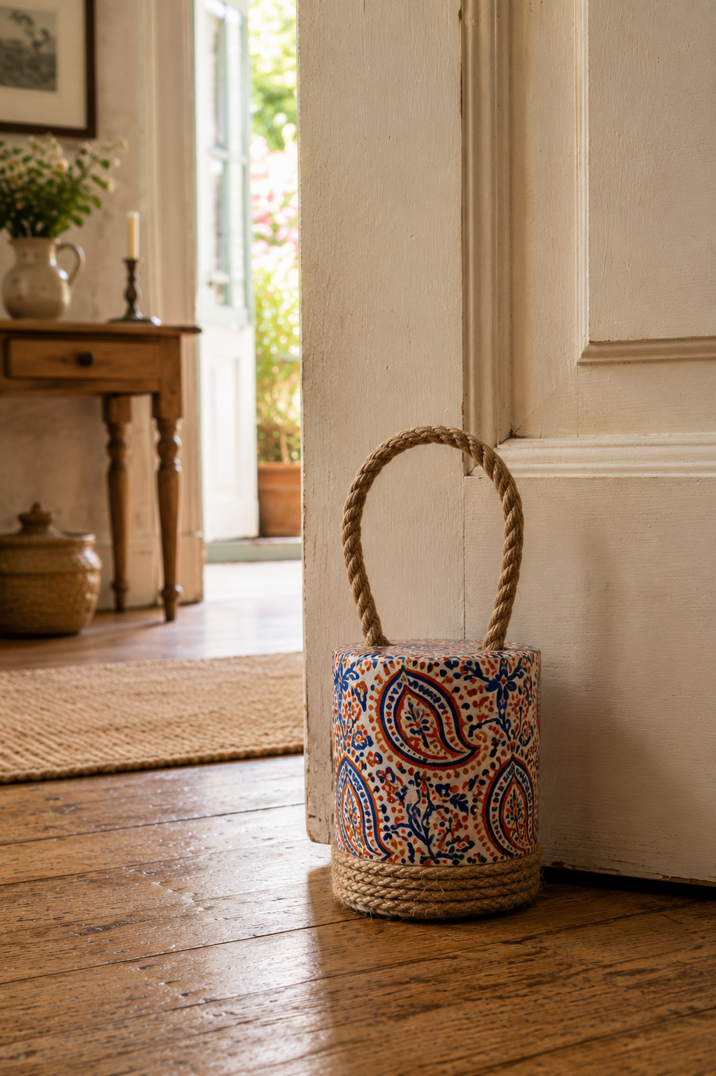 Hold That Thought - Hand-Painted Door Stopper