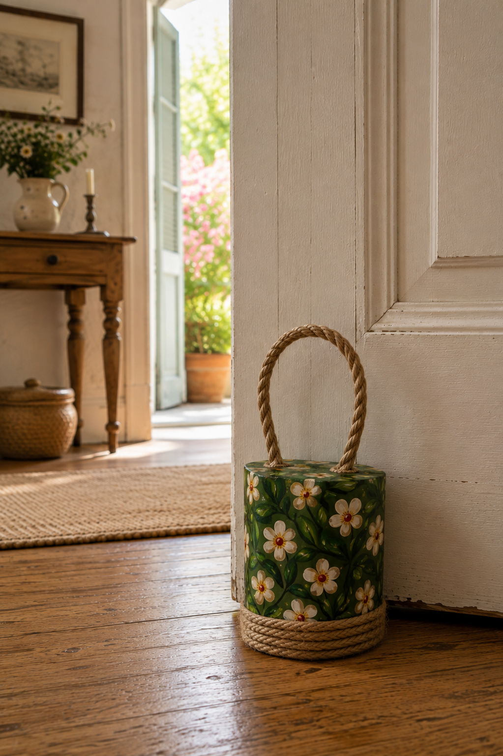Hold That Thought - Hand-Painted Door Stopper