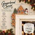 Gingerbread Corner - Hand-Painted Wooden Corner Decor
