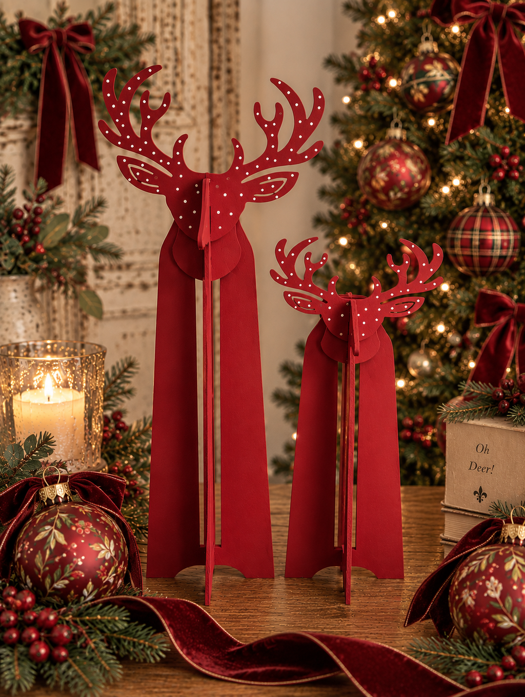 Oh Deer! - Lady in Red