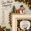 Snow Much Happiness - Hand-Painted Wooden Corner Decor