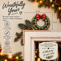 Wreathfully Yours - Hand-Painted Wooden Corner Decor